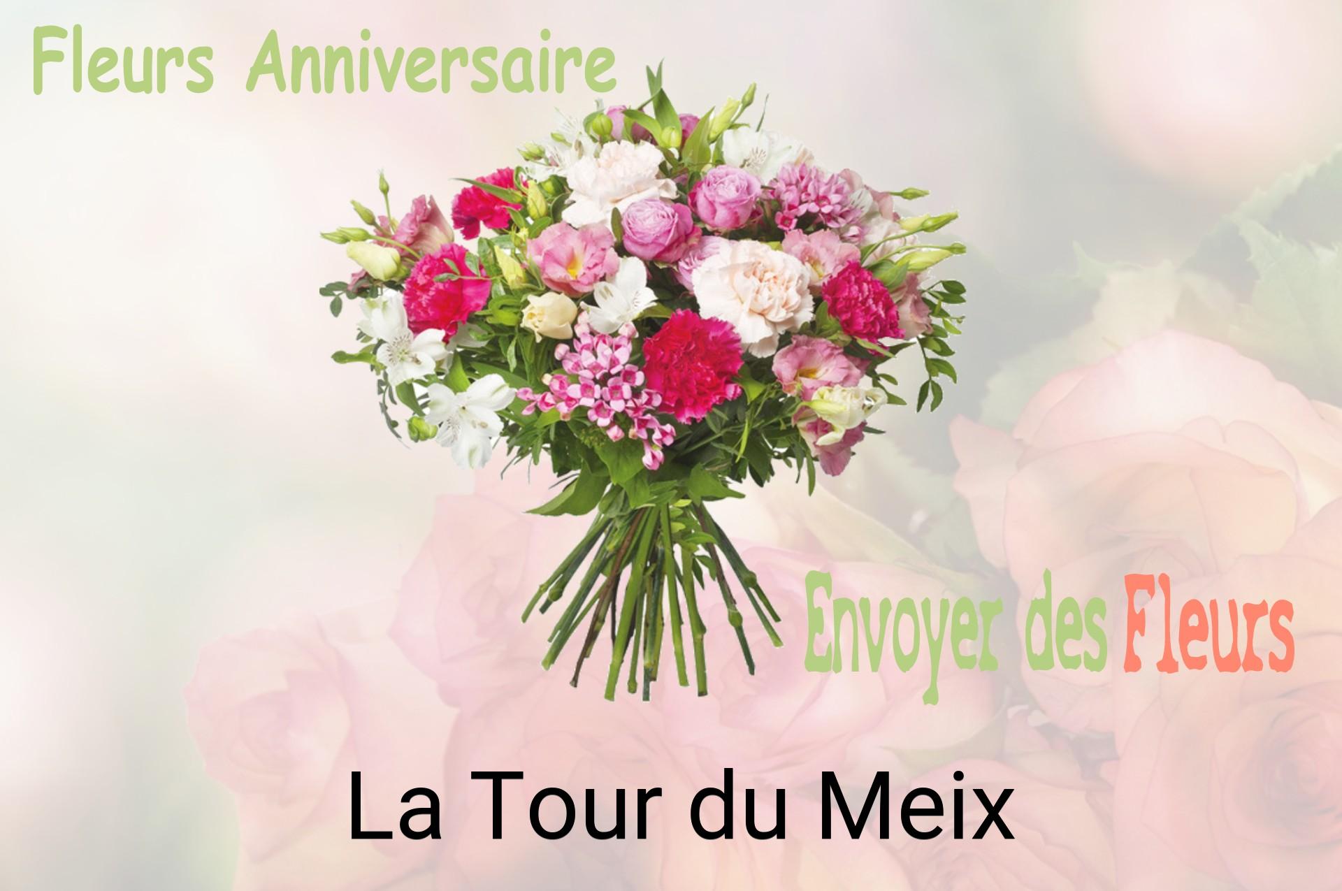 Bouquet de fleurs d’anniversaire livré à La Tour-du-Meix
